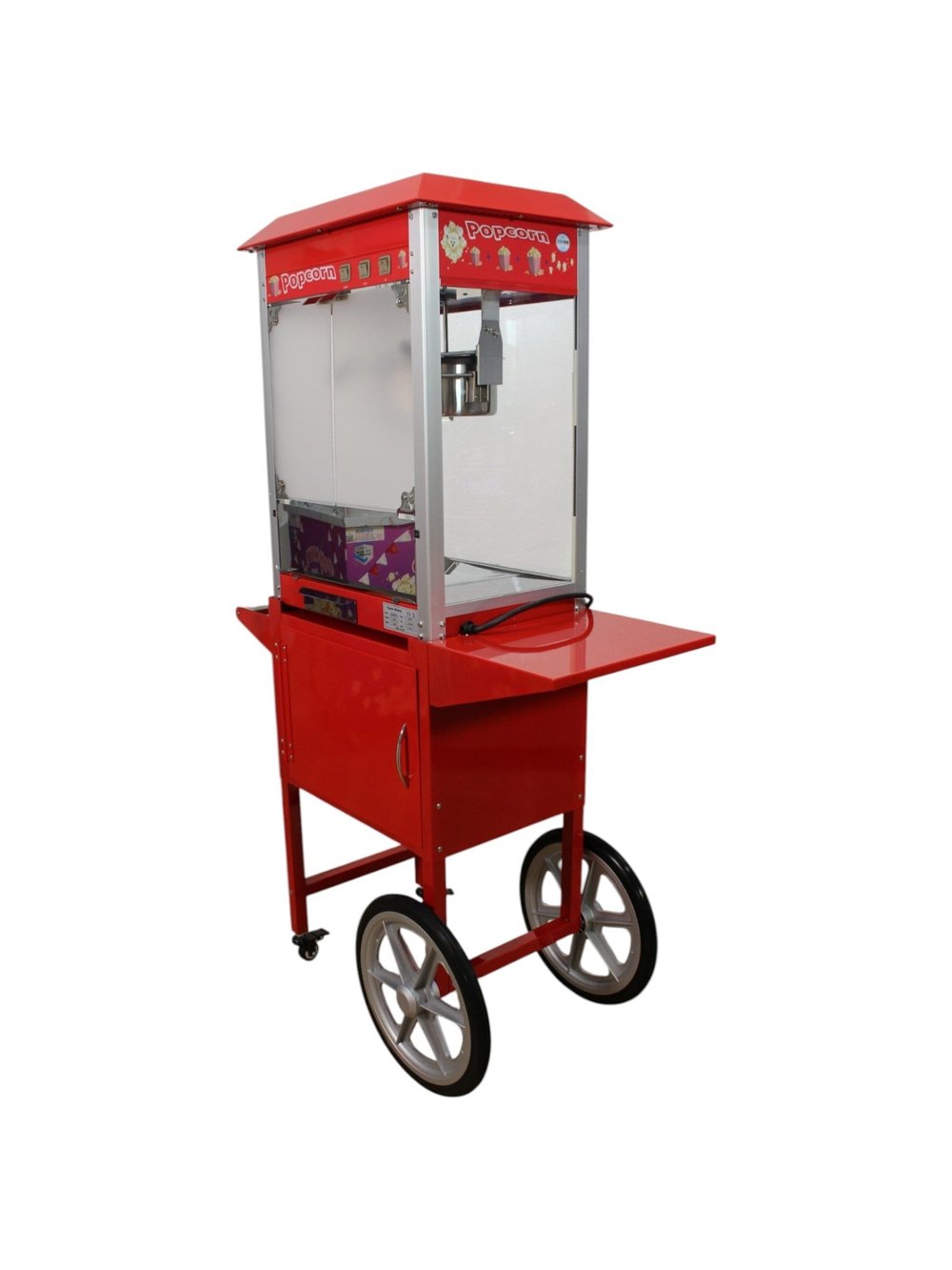 Popcorn Mısır Patlatma Arabası 4 kg Kapasiteli (Model Edremit)