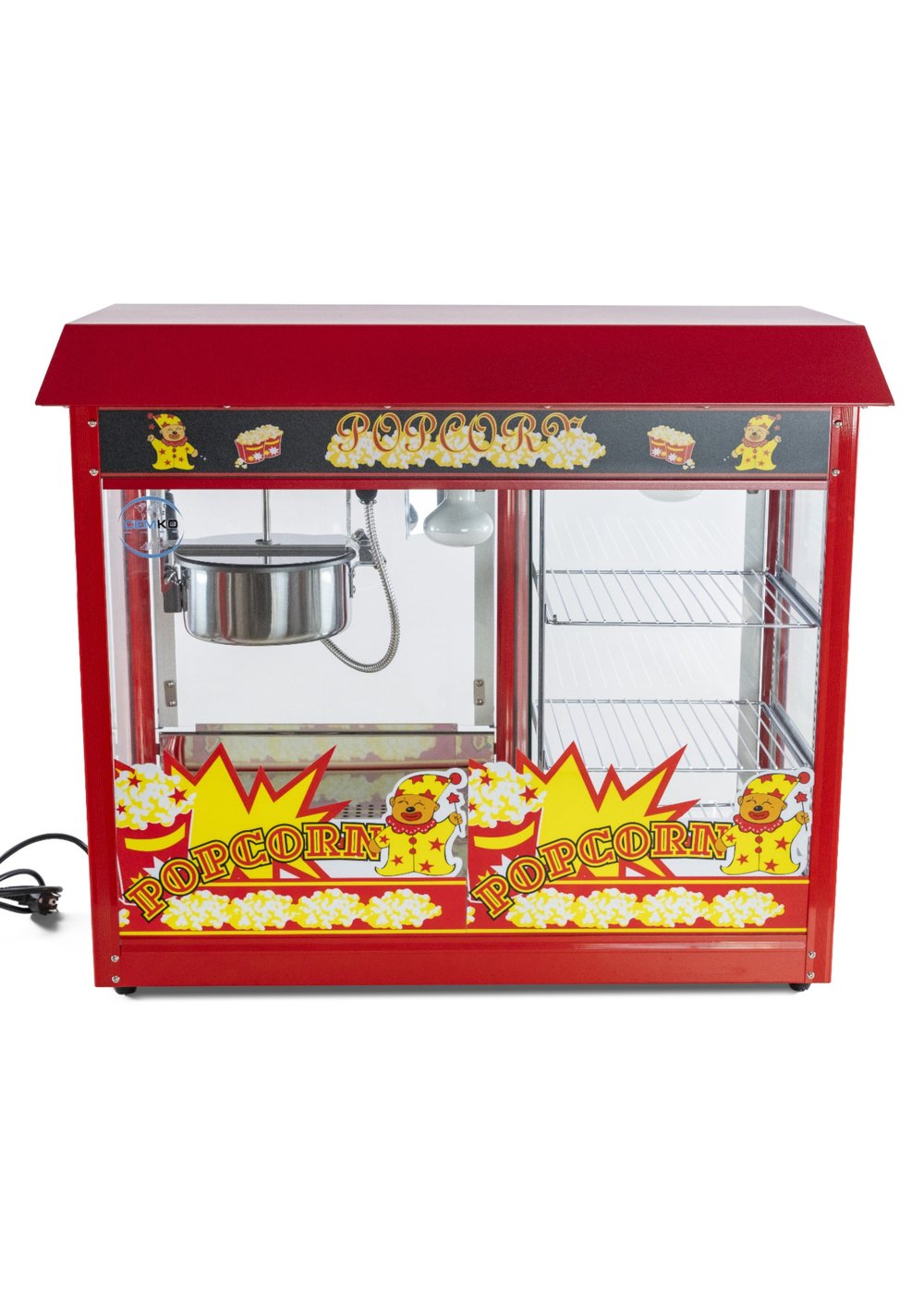 Popcorn Mısır Patlatma Makinesi Raflı (Model Zeytinli)