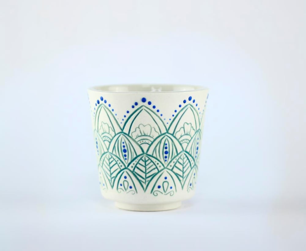 MANDALA MUG WHITE