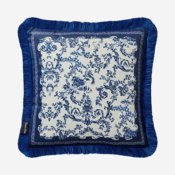Mavi Desenli Yastık 45*45 Cm CATFG4343BL