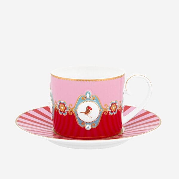 Pip Studio Kırmızı Pembe Porselen Çay Fincanı 200 Ml 51004012