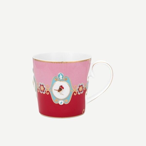 Pip Studio Kırmızı Pembe Porselen Kupa 250 Ml 51002026