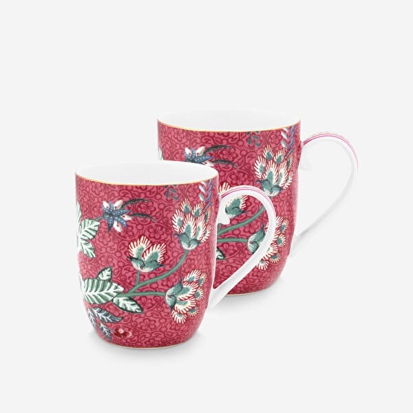 Pip Studio Kırmızı Porselen Kupa Seti 145 Ml 51002327