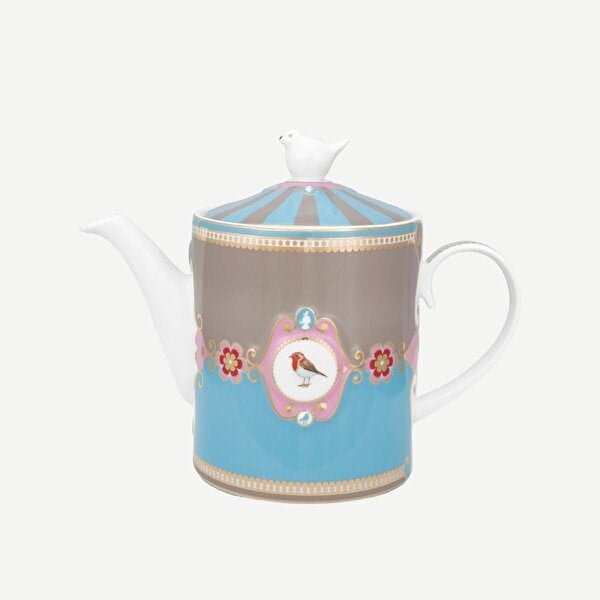 Pip Studio Mavi Haki Porselen Demlik 1300 Ml 51005003