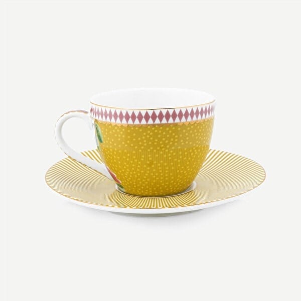 Pip Studio Sarı Porselen Kahve Fincan Seti 120 Ml 51004152