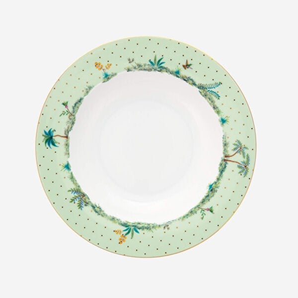 Pip Studio Yeşil Porselen Çukur Tabak 21,5 Cm 51001277