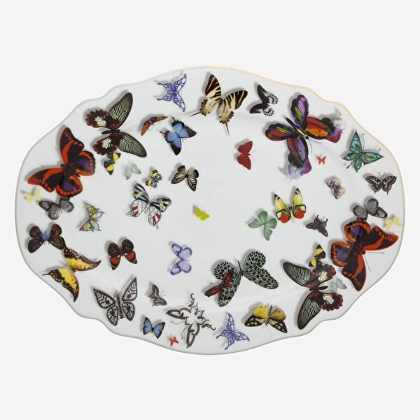 Vista Alegre BUTTERFLY PARADE Oval Servis Tabağı 32 cm  21117739