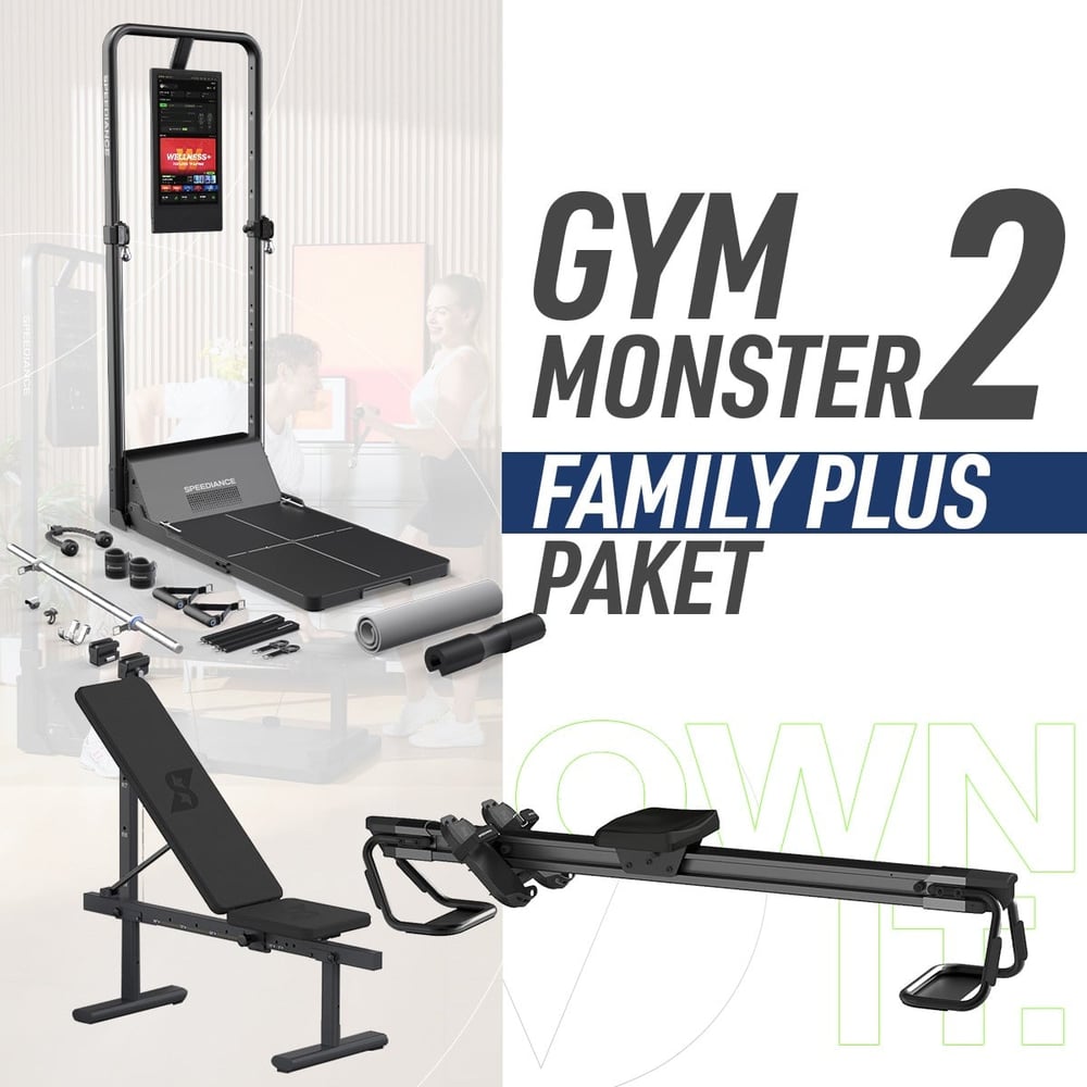 Gym Monster 2 Family Plus (Açı Ayarlı Bench ve Kürek Bench)