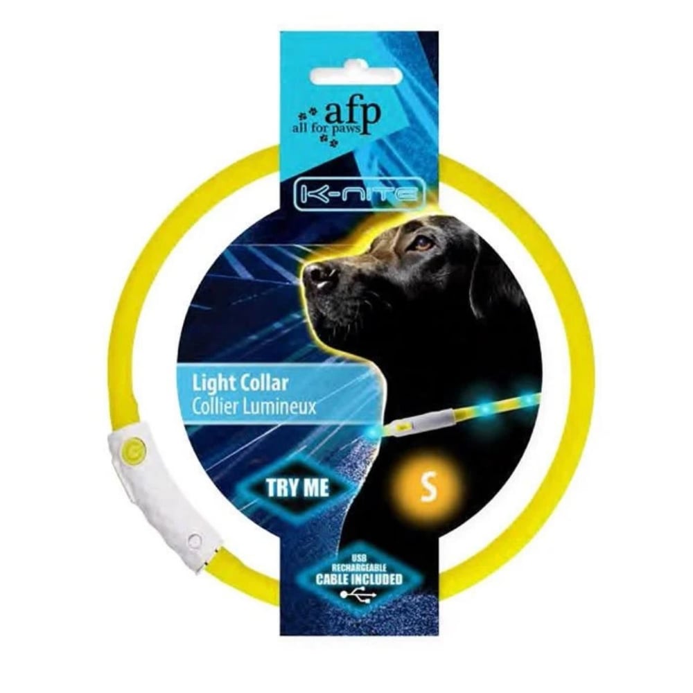 AFP K-Nite Işıklı Köpek Tasması L 28x28x2cm