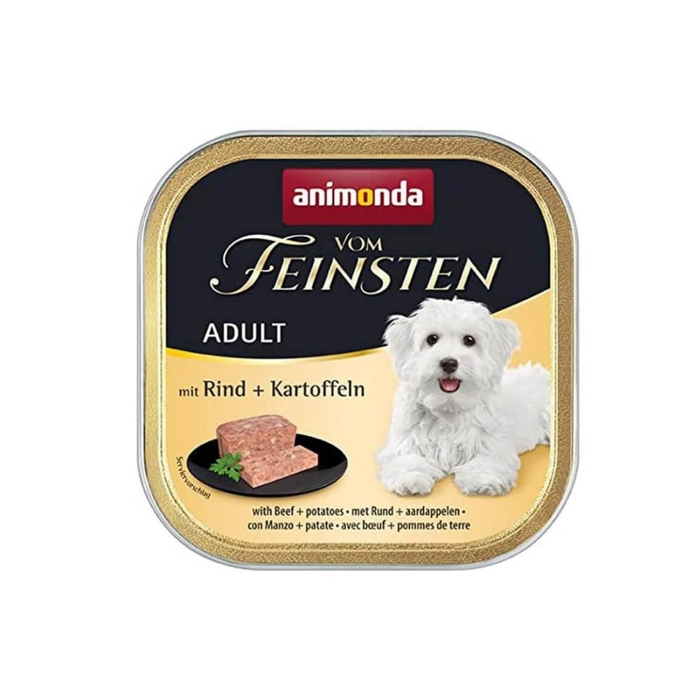 Animonda Vom Feinsten Sığır Eti ve Patatesli Köpek Konservesi 150 Gr