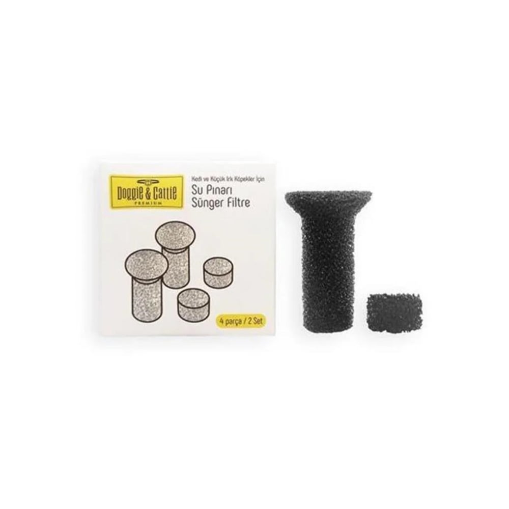 CATTİE SU PINARI YEDEK 4 LÜ SÜNGER FİLTRESİ