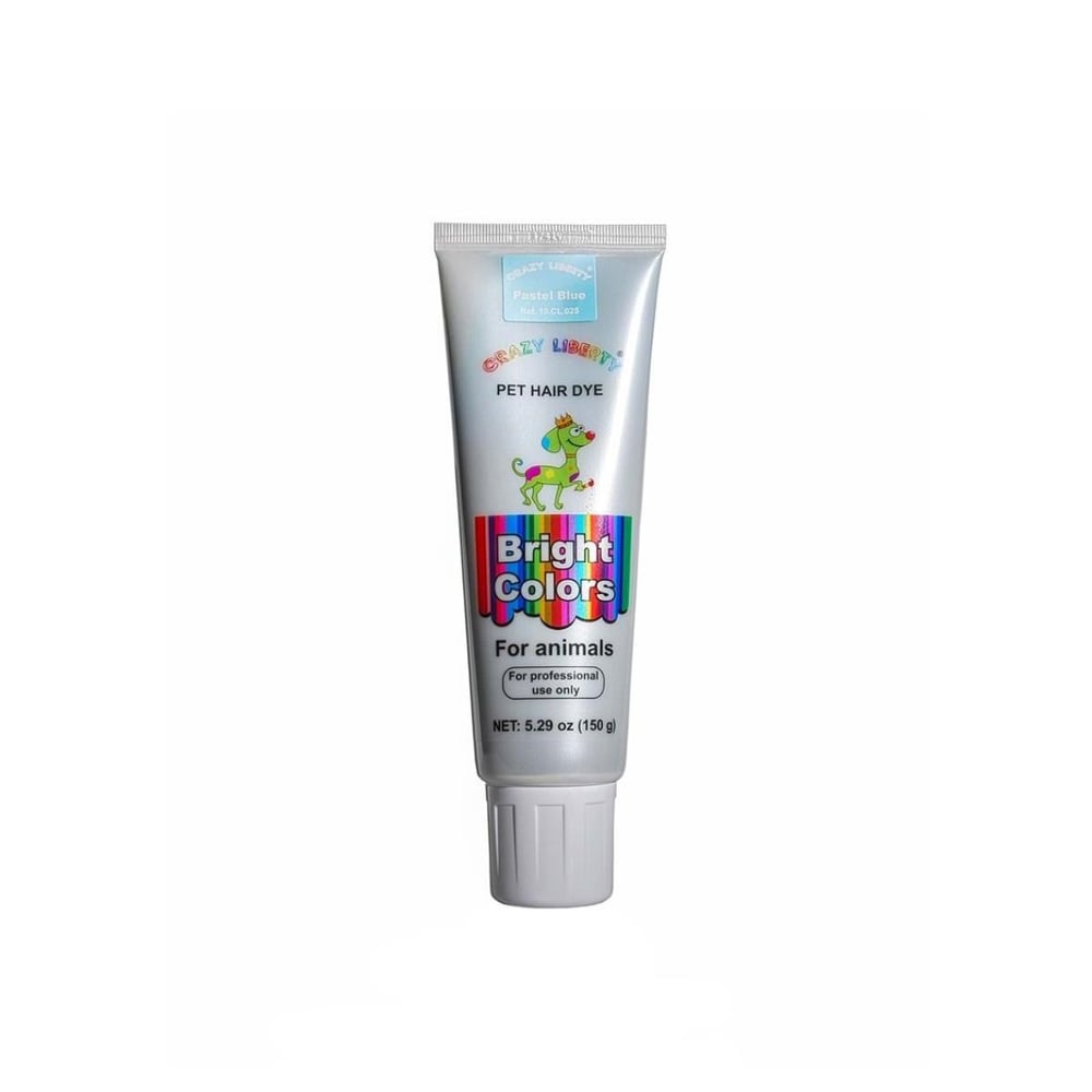 CRAZY LIBERTY Evcil Hayvanlar İçin Saç Boyası (Pastel Mavi) 150 ML