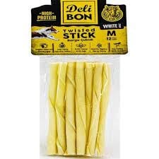 DELİBON DERİ BURGU ÇUBUK ORTA BOY 12Lİ PAKET BEYAZ KALINX12AD.