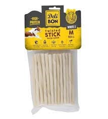 DELİBON DERİ BURGU ÇUBUK ORTA BOY 50Lİ PAKET BEYAZ KALINX50AD.
