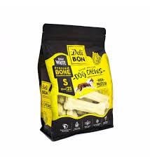 DELİBON DERİ PRES KEMİK 12CM S BOY 25Lİ TORBA BEYAZ 12CMX25AD.