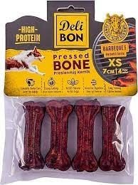 DELİBON DERİ PRES KEMİK 7CM XS BOY 4LÜ PAKET BARBEKÜ 7CMX4AD.