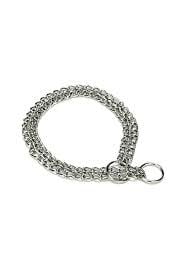 DOGGİE BOĞMALI DUBLE ZİNCİR TASMA KROMKAPLAMA 2,5X35-45CM