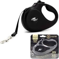DOGGİE OTOMATİK UZATMA TASMASI MASTER SERİ SİYAH 12KG/3MT