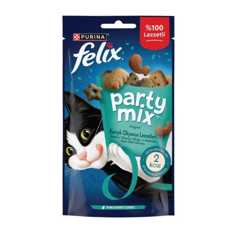 Felix Party Mix Karışık Okyanus Lezzetleri Ödül Maması 60 Gr