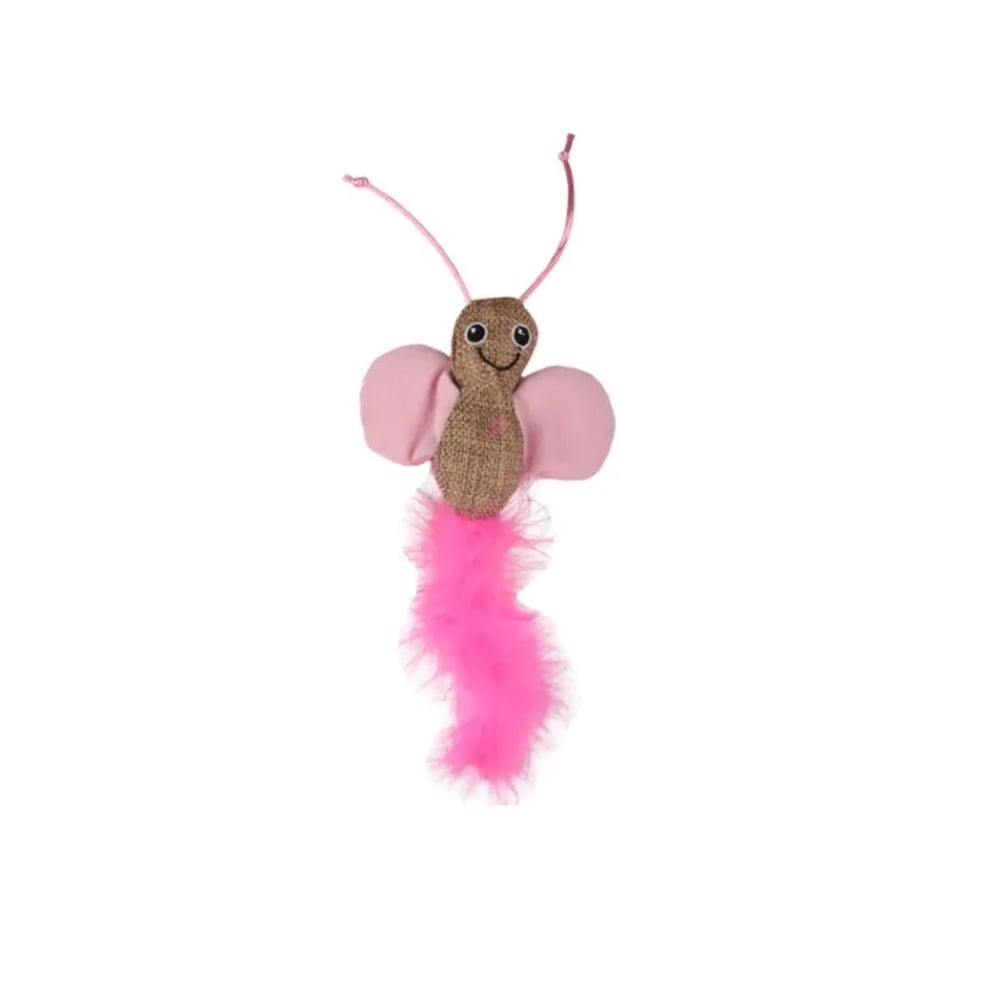 Flamingo Afra Tüylü Hışırtılı Kedi Oyuncağı