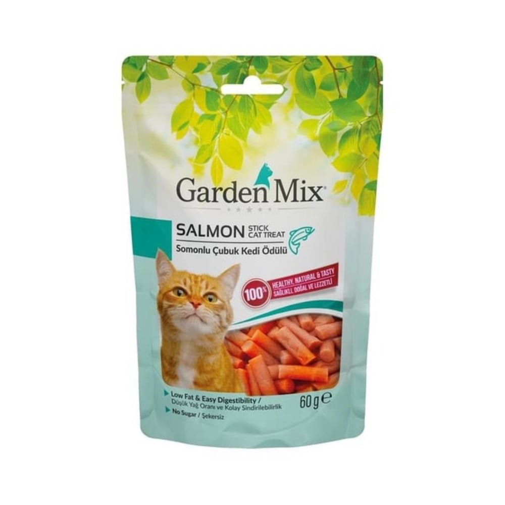 Garden Mix Somonlu Stıck Kedi Ödülü 60 Gr