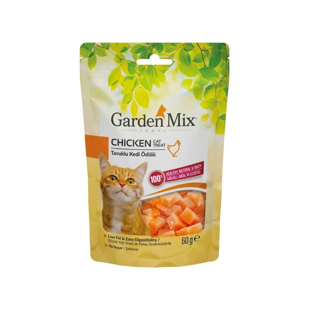 Garden mix Tavuklu Kedi Ödül Tableti 60 Gr