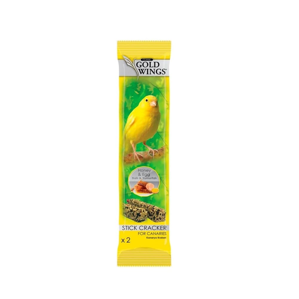 Gold Wings Classic Kanarya Krakeri Ballı ve Yumurtalı 2'li Paket