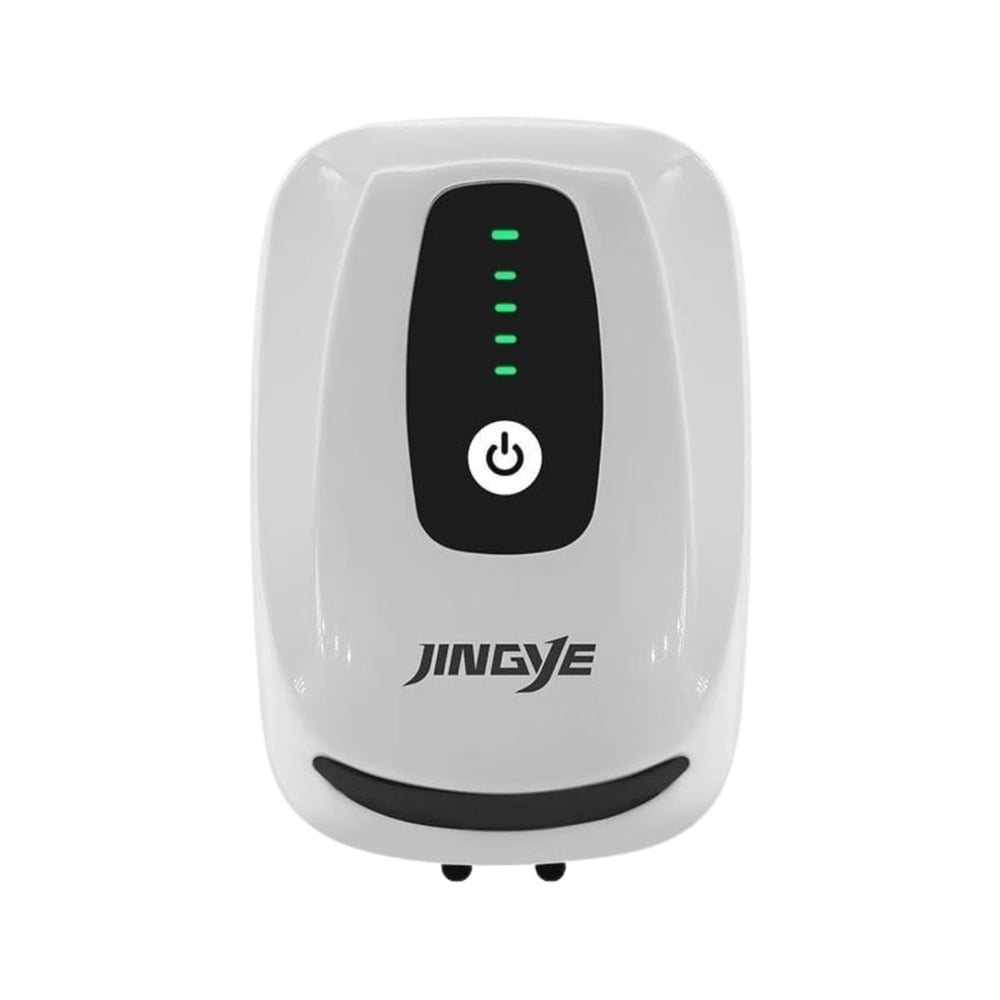 Jingye Çift Çıkışlı Akvaryum Hava Motoru Lityum Bataryalı Beyaz 3W, 2600mAh, 2x1.5L/Min