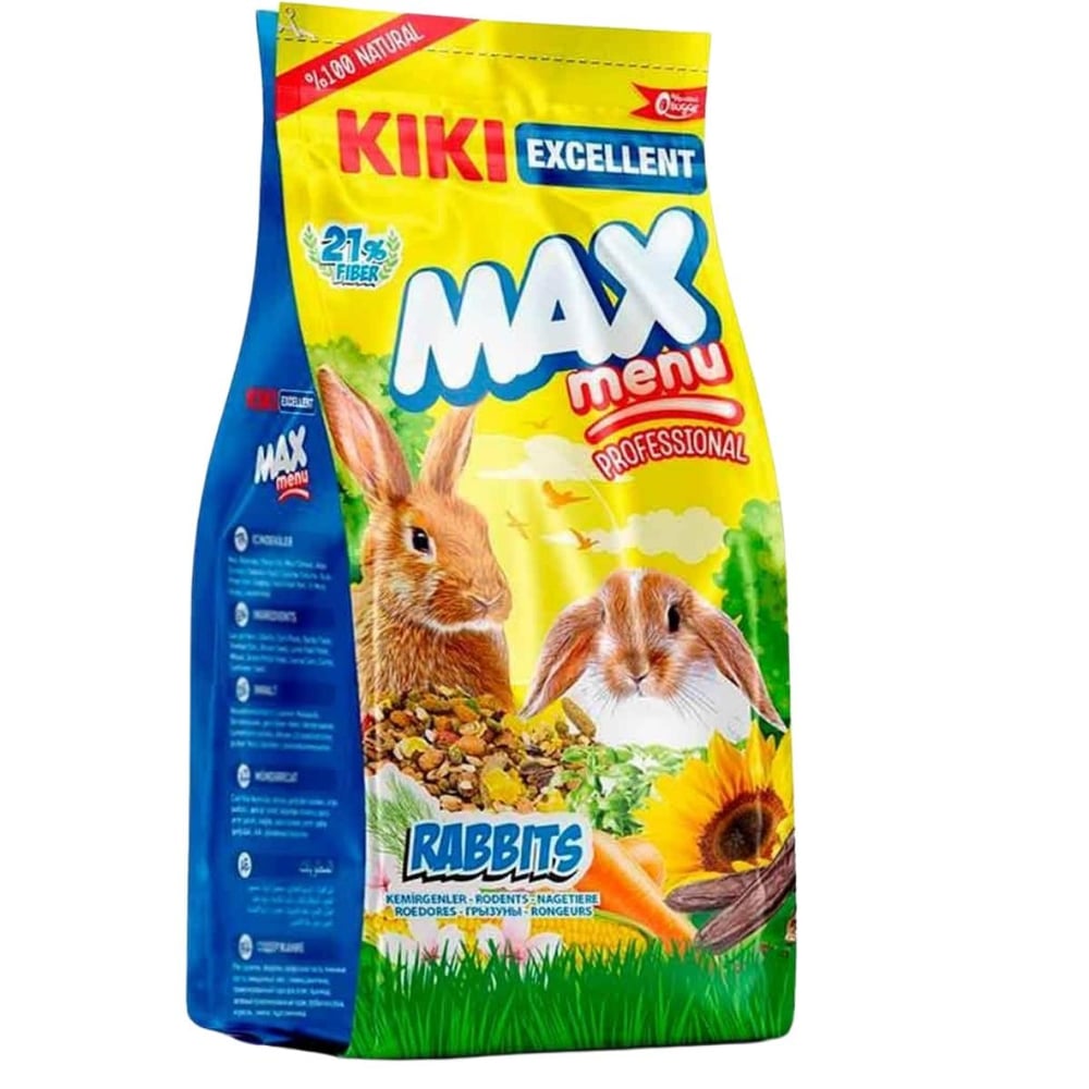 KIKI Excellent Max Menu Tavşan Yemi 1000gr