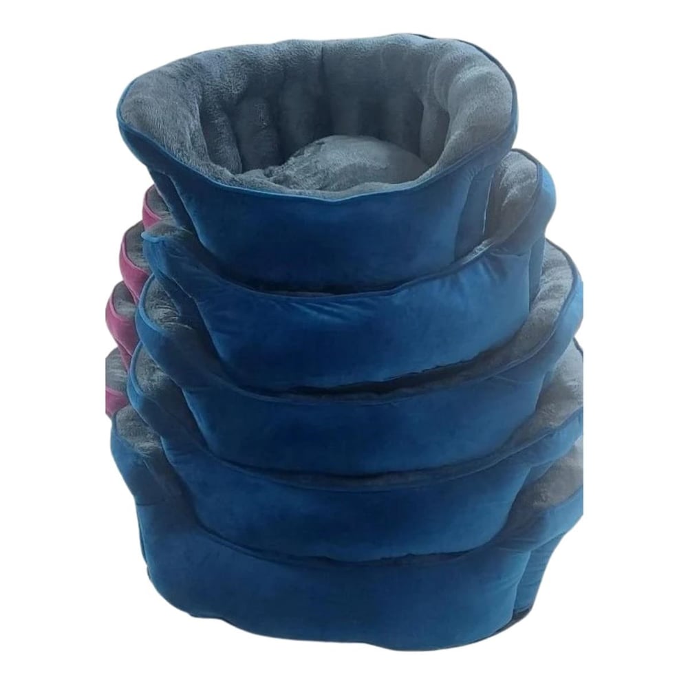 LİON PET MAVİ İSTRİDYE PELUŞ KÖPEK YATAĞI S 50*45 CM