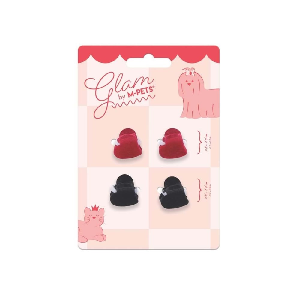 M-PETS GLAM KÖPEKLER İÇİN AKSESUAR TOKA BLACK/RED