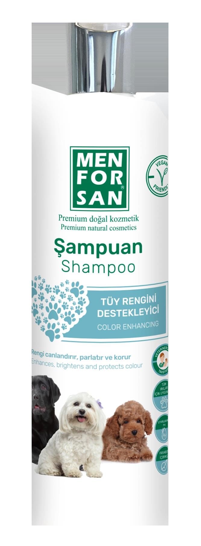 MENFORSAN TÜY RENGİNİ DESTEKLEYİCİ KÖPEK ŞAMPUANI 300 ML