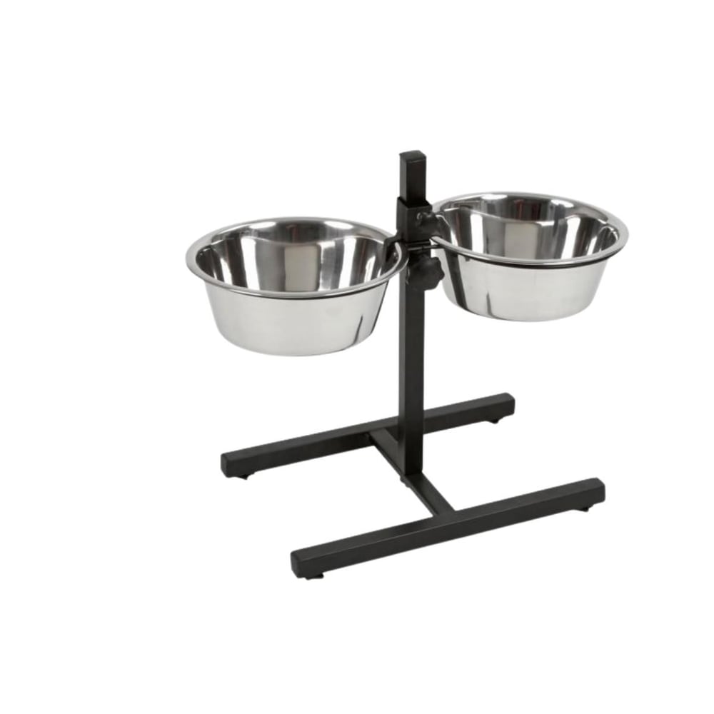 Nunbell İkili Ayaklı Çelik Mama Kabı 20 Cm