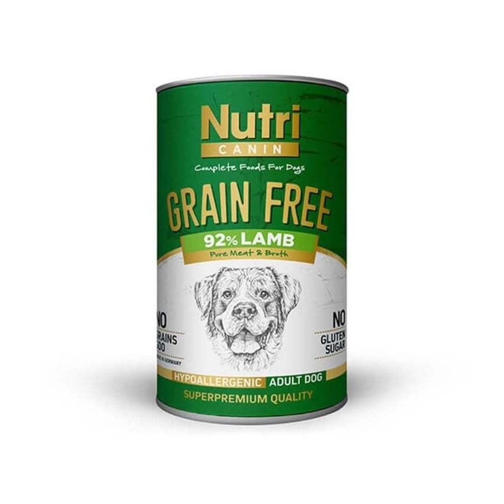 Nutri Canine Tahılsız Kuzulu Patatesli Köpek Konservesi 400 Gr