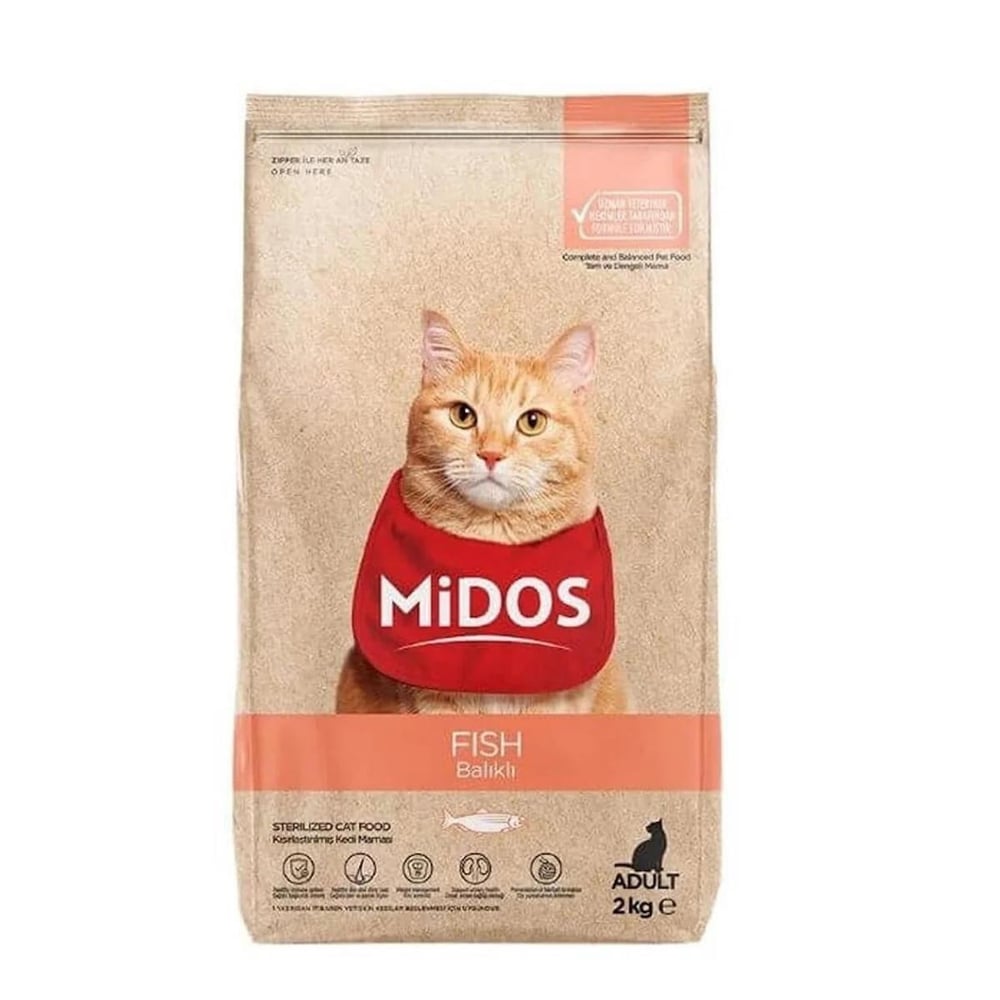 Peritas Midos Balıklı ve Pirinçli Kısırlaştırılmış Kedi Maması 15 Kg