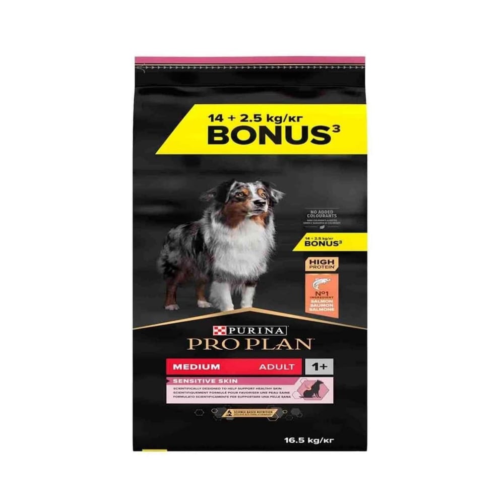 Pro Plan Medium Somonlu 14 kg + 2.5 kg Orta Irk Yetişkin Köpek Maması