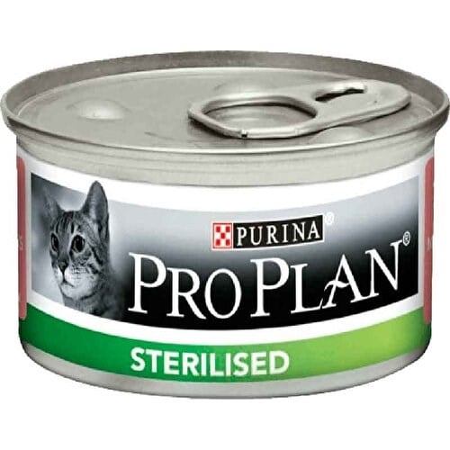Pro plan Sterilised Somonlu Kısırlaştırılmış Yetişkin Yaş Kedi Konservesi 85 g 