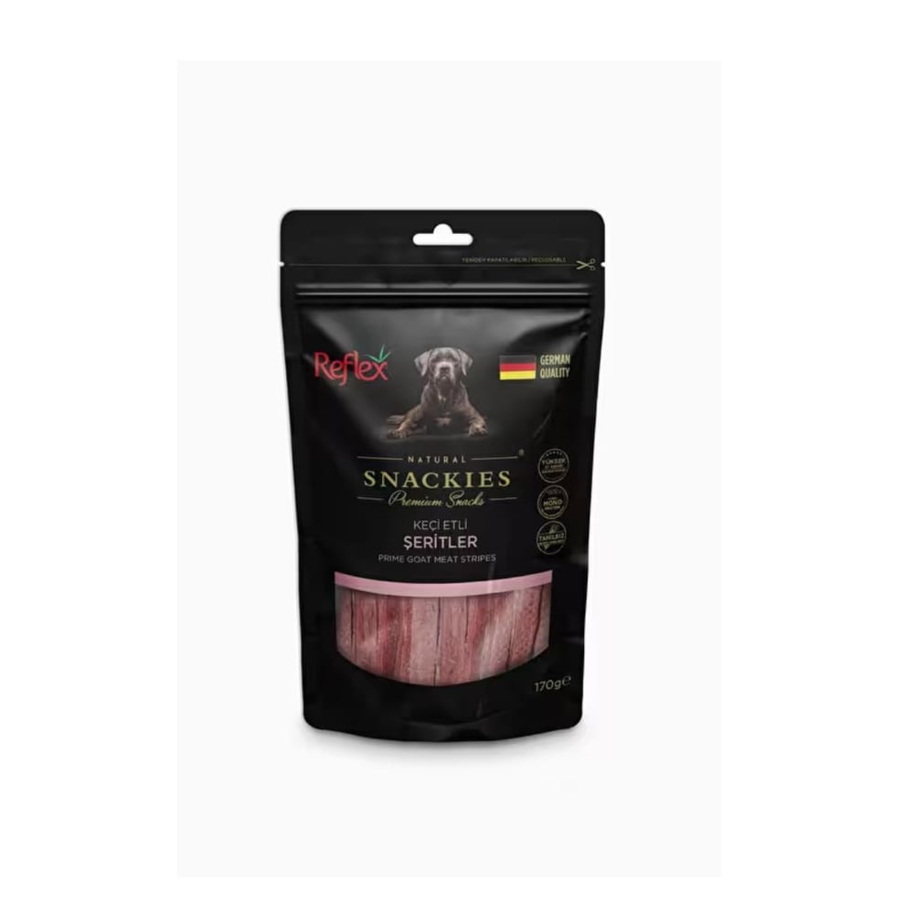 Reflex Snackies Keçi Etli Şeritler 170 Gr