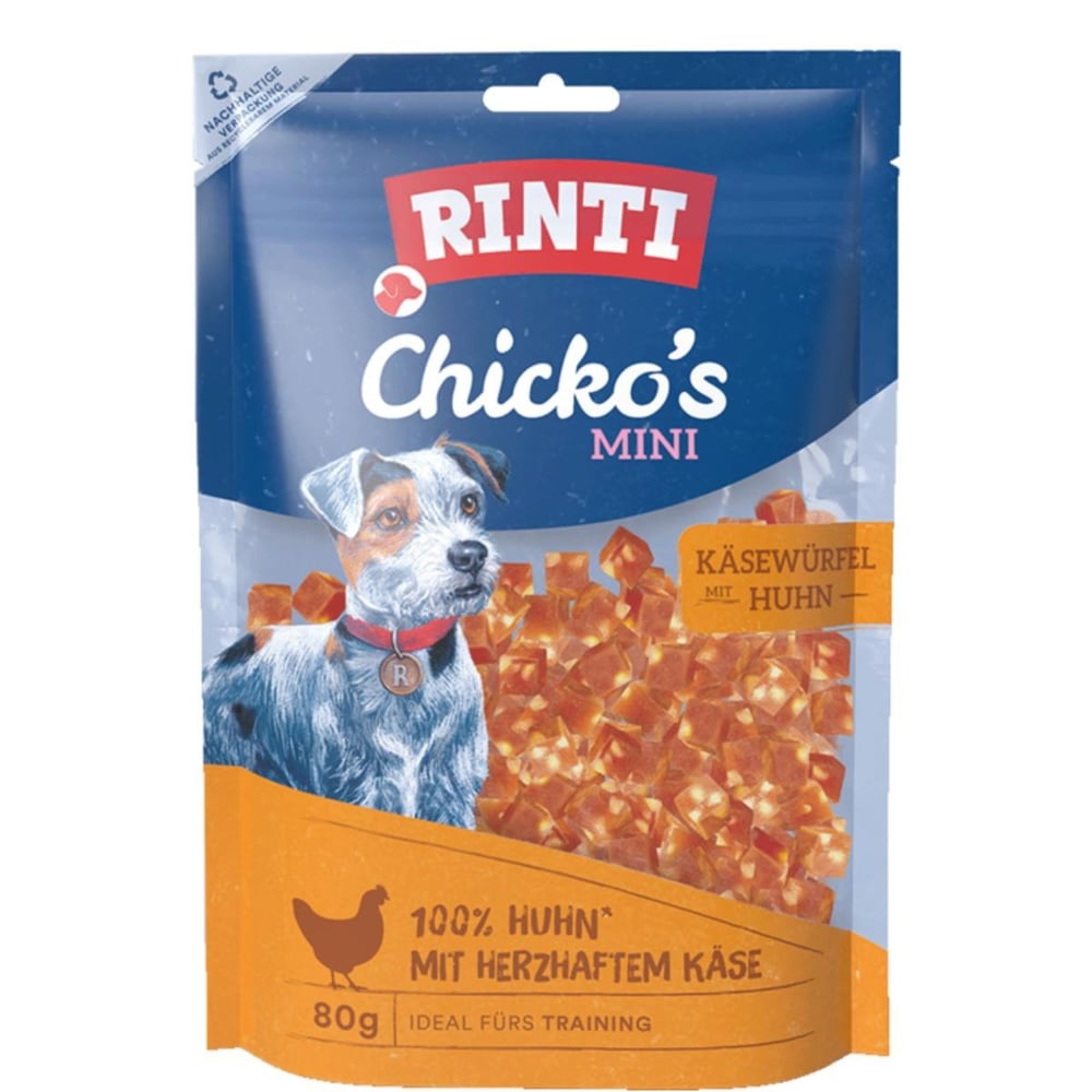 Rinti Chıcko´s Mını Tavuklu Peynir Küpleri Köpek Ödülü 80gr