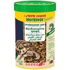 Sera Kaplumbağa ve Sürüngen Yemi Otçul Nature 250 ML