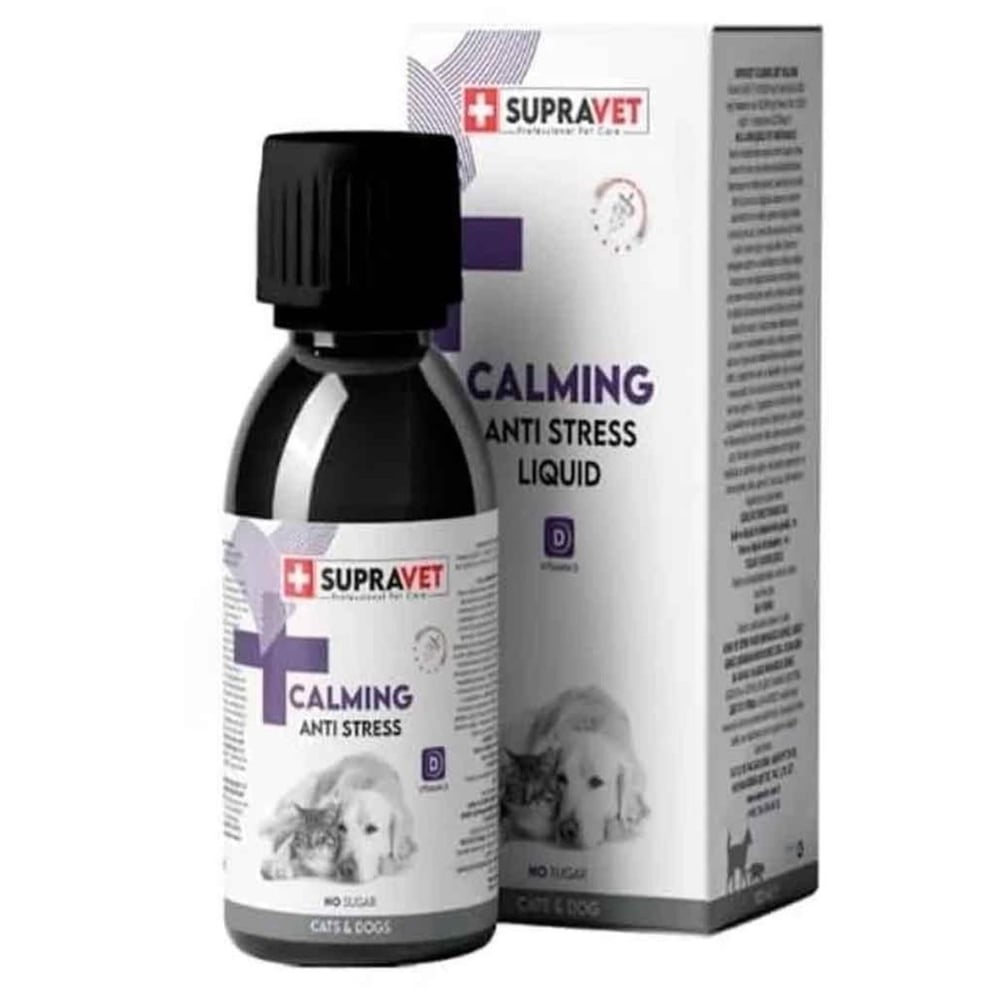 Supravet Anti Stress Kedi ve Köpekler İçin Sakinleştirici Damla 100 ml
