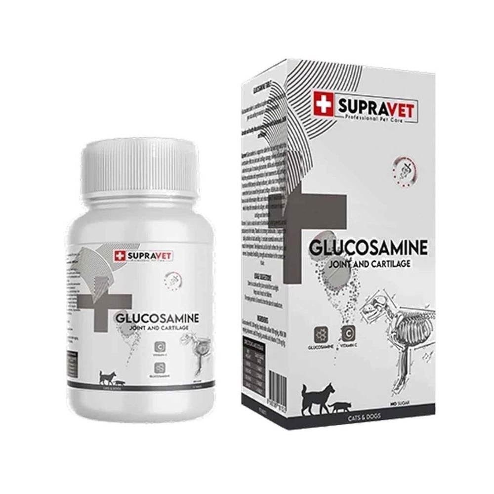 Supravet Glucosamine Köpek Eklem ve Kas Sağlığı C Vitamini 75 Tablet