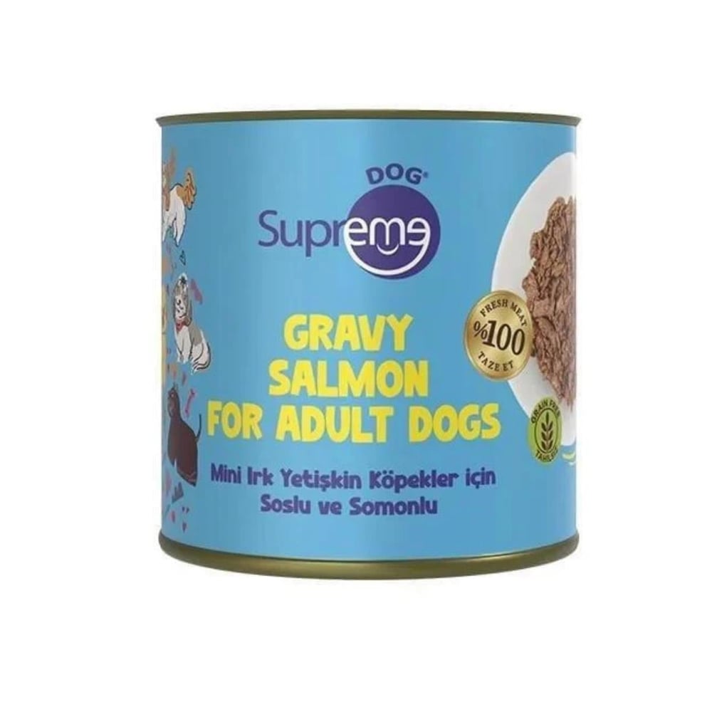 Supreme Soslu Ve Somonlu Mini Irk Köpek Konservesi 200 Gr
