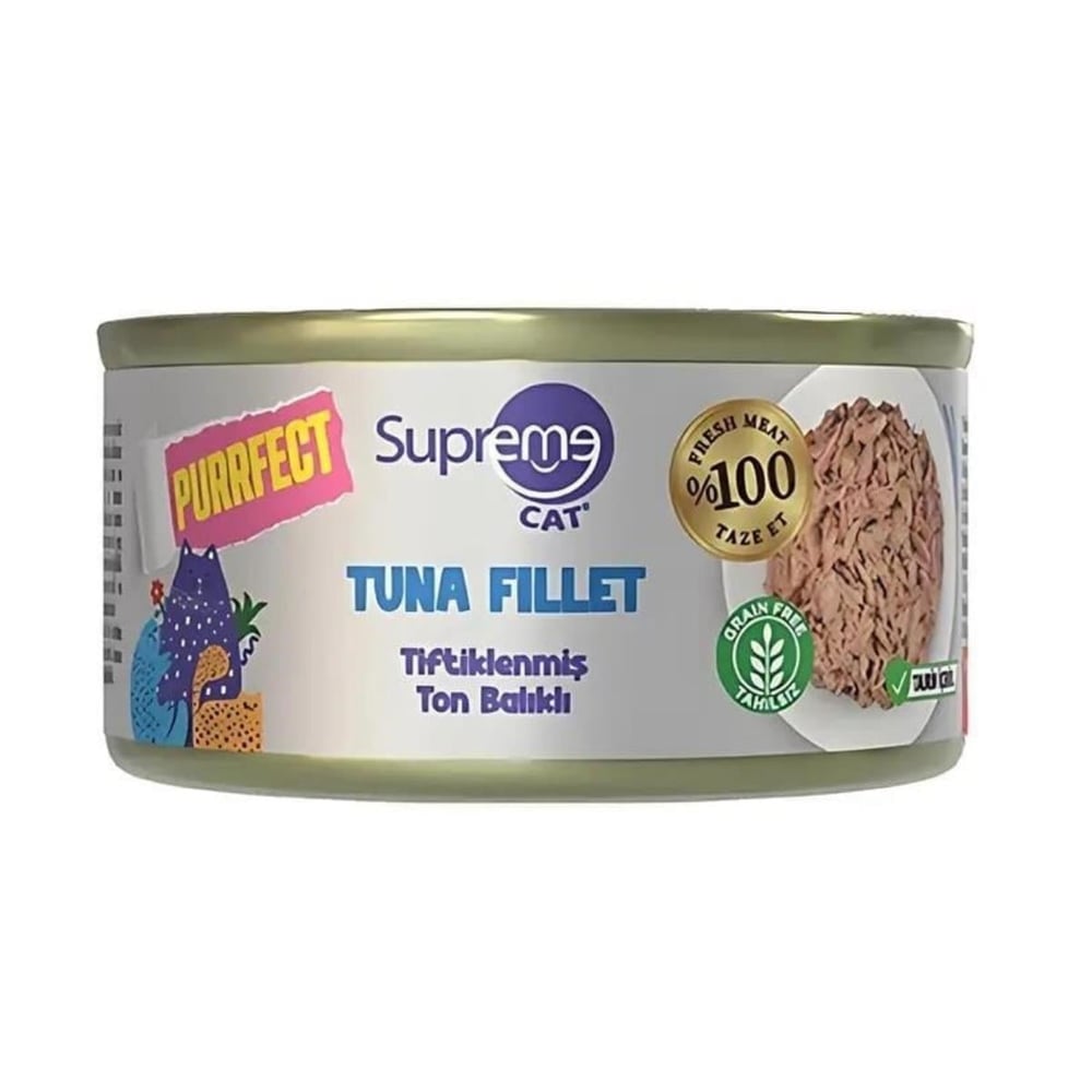 Supreme Tiftiklenmiş Ton Balıklı Kedi Maması 70gr