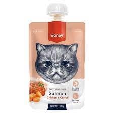 Wanpy Taze Somonlu &Tavuklu Kedi Et Ezmesi 90 gr
