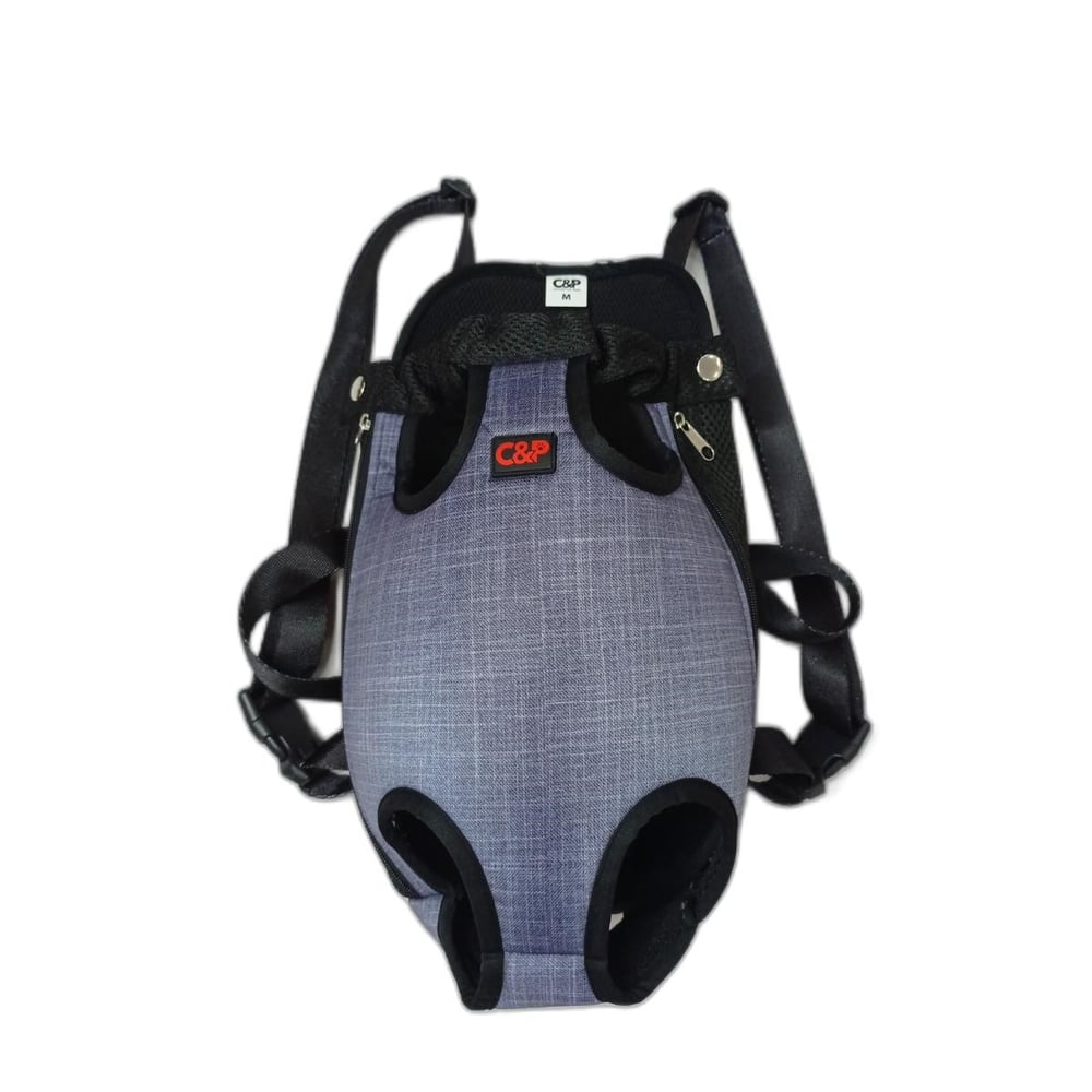 YEMCİPETSHOP CALM CARRİE JEAN MAVİ KÖPEK ANA KUCAĞI SMALL