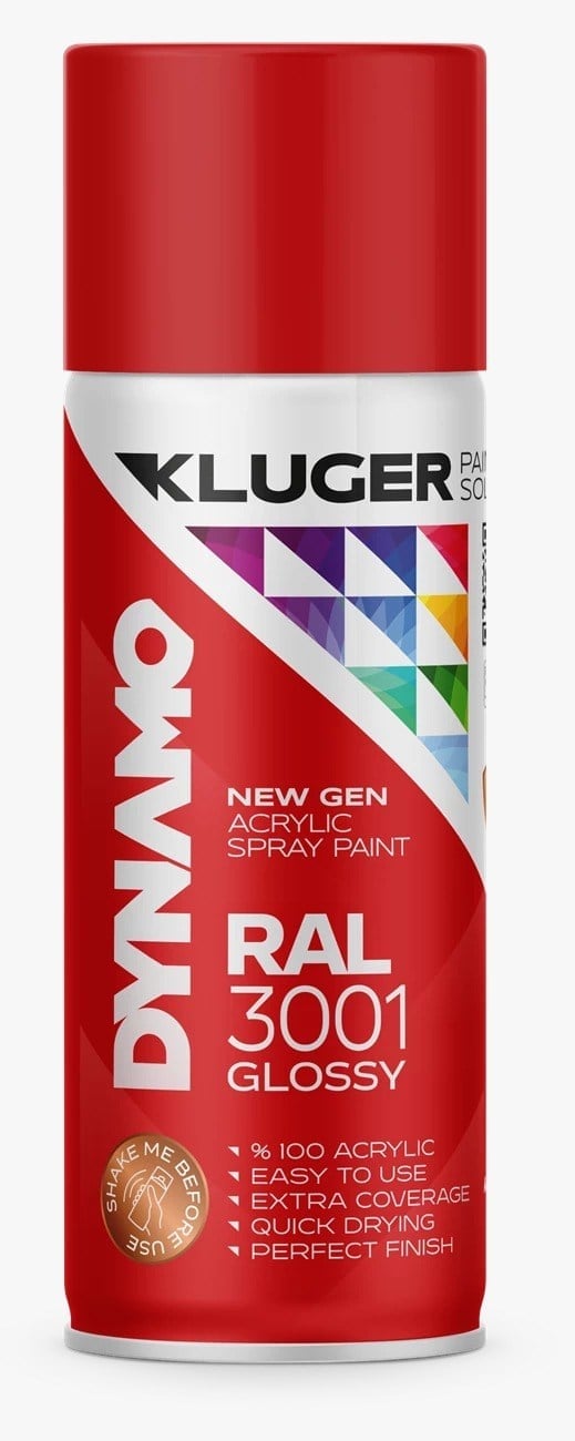 Kluger RAL 3001 Glossy 145 Kırmızı 400ml.