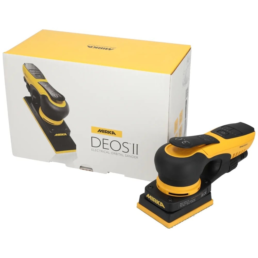 Mirka® DEOS II 343 EU 75 mm x 100 mm, orbit 3.0 mm Elektrikli Zımpara Makinesi