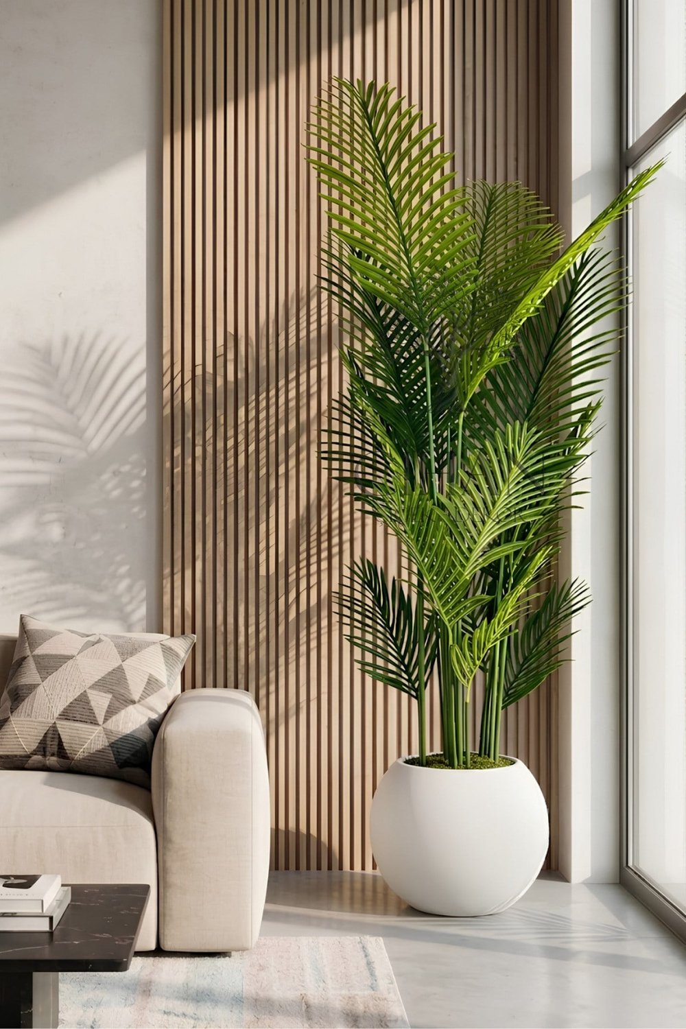 Areka Yapay Ağaç 180 Cm Küre Saksı