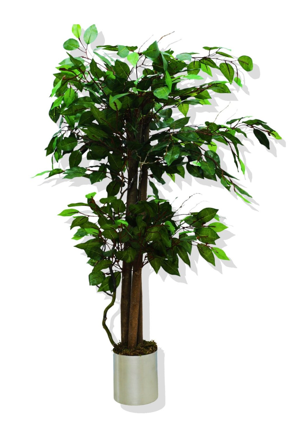Yapay Ağaç Benjamin 100 cm Metal Saksıda